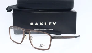 New Oakley Spindle OX3235-0354 Matte Brown Pewter Eyeglasses Men's Frames - Picture 1 of 6