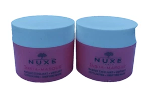LOT 2x NUXE INSTA MASQUE EXFOLIATING + UNIFYING MASK 15ml MINI SIZE BRAND NEW - Picture 1 of 1