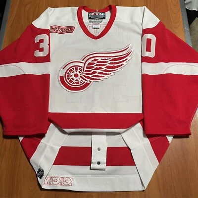 CCM Authentic Chris Osgood Detroit Red Wings 2NHL Hockey Jersey Vintage White 48 - Image 1 of 4