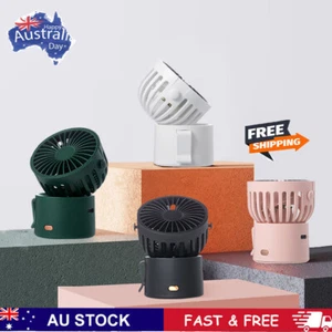 3 Speed Adjustable Neck Waist Hanging Air Cooler Rechargeable Desk Fan GT - Picture 1 of 23