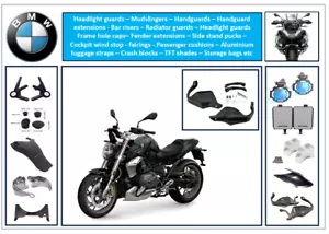 For BMW R1250R R1200R 2020 - 2025 black handguards left and right - Picture 1 of 11