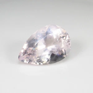 9.08 Ct Natural Flawless Light Pinkish Morganite Stunning Pear Cut-A1747 - Picture 1 of 2