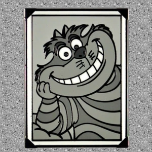 Cheshire Cat Pin Black & White Snapshots Alice in Wonderland DLR - Picture 1 of 1
