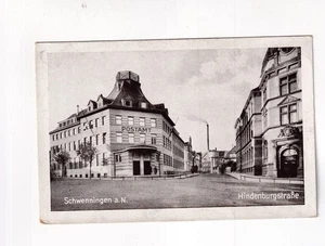 1816) SCHWENNINGEN a. N. - HINDENBURGSTRASSE with POST OFFICE very old! - Picture 1 of 2