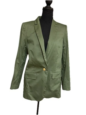 Blazer J.CREW Alfie en verde chino talla 6 Foto 1 de 4