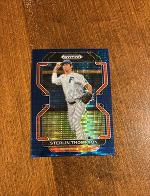 Sterlin Thompson 2022 Prizm Draft Picks Blue Pulsar PDP31 Gators Rockies 1/9 - Image 1 of 2