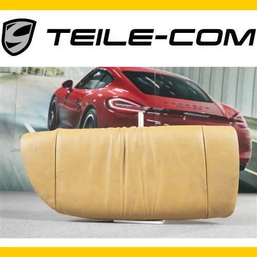 Porsche 911 996 descapotable soporte lumbar/pieza central cuero sabana beige IZQ - Imagen 1 de 3