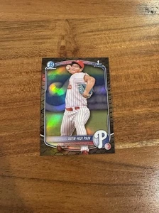 Wen-Hui Pan 2025 1st Bowman Chrome Prospects Reptilian Refractor SP Rookie NRMT+ - Picture 1 of 2