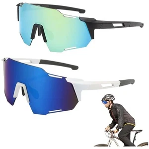 Schnelle Brille Rave, 2 Stück Polarisiert Fahrradbrille, Winddicht Spo...AVCXEC - Bild 1 von 10