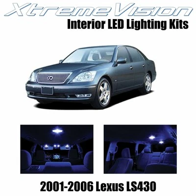 LED interior XtremeVision para Lexus LS430 2001-2006 (9 PIEZAS) azul Foto 1 de 4