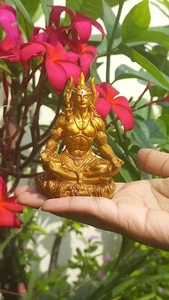 3" Elegante Señor Shiva, Murti Estatua Adiyogi ji, Mahadev, Resina Coche Tablero Regalo - Imagen 1 de 5