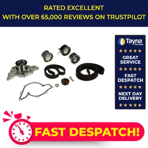 Timing Belt & Water Pump Kit fits VW PASSAT 2.5D 98 to 05 Set Gates VOLKSWAGEN - Picture 1 of 9
