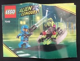 Lego Alien Conquest 7049 Alien Striker Manual - Build Instructions Only