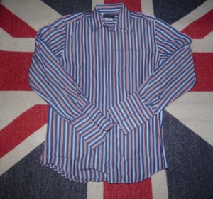 Dolce & Gabbana Mens Shirt Martini Pinstripe Size Medium Made in Italy - Picture 1 of 8