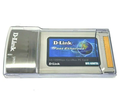 D-Link DFE-690TXD 10/100 Mbps CardBus PC Card Fast Ethernet Notebook Adapter  - Image 1 of 4