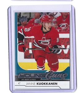 2017-18 Upper Deck Young Guns #213 Janne Kuokkanen (RC)