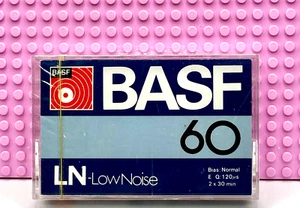 BASF LN LOW NOISE 60 TYPE I 1978 JAPAN NASTRO A CASSETTA VUOTO (1) (SIGILLATO) - Foto 1 di 4