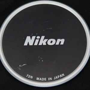 Nikon 72N 72mm Front Lens Metal Cap For Nikkor ED 180mm f/2.8 AIS UD 20mm Lens C - Picture 1 of 2