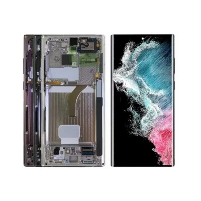 For Samsung Galaxy S22 Ultra 5G S908U OLED LCD Display Touch Screen Replacement - Image 1 of 4
