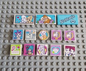 Lego Friends Ersatzteile Bedruckt Beklebt Fliese Kachel 87079 3068 14769 P39 - Bild 1 von 1