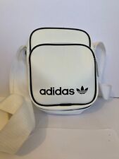 Gorgeous White Adidas Mini Shoulder Bag 80s Black logo