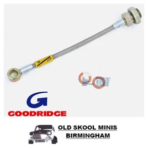 CLASSIC MINI BRAIDED VERTO CLUTCH HOSE COOPER ROVER AUSTIN MORRIS GOODRIDGE 4C5 - Picture 1 of 1