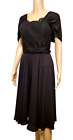 TED BAKER BLACK CONTRAST WRAP WEDDING PARTY RACES DRESS BNWT UK 10 TED 2 RRP£179