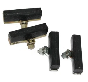 Vintage Classic Bicycle Front Rear Brake Block Pads Angle Sided - Picture 1 of 3