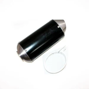 38 mm CROMO CNC silenciador de escape + abrazadera 125cc 160cc PIT PRO Trail Dirt Bike - Imagen 1 de 6