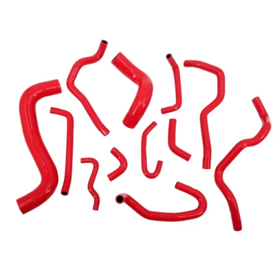 Fit 2009-2012 11 Subaru Legacy 2.5i BR9 Silicone Radiator Coolant Hose Red Pipes Foto 1 de 4