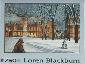Evening Sleighride 750 Piece Puzzle - Loren Blackburn - Picture 1 of 1