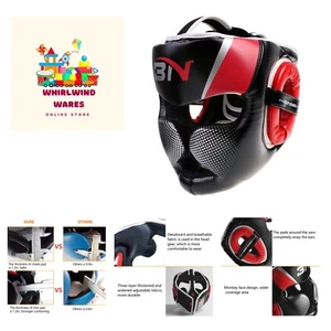 Headgear for Boxing MMA Training Kickboxing, Head Gear for Muay Thai, Sparrin... - Picture 1 of 7