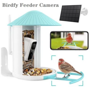 NETVUE WiFi Smart Bird Feeder Camera with Solar Pannel, Auto Capture Bird Videos - Bild 1 von 11