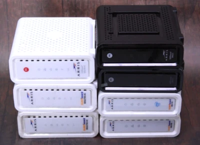 LOT OF 7 Motorola Arris Surfboard SB6121 SB6190 SBG6700-AC Cable Modems NO CORDS - Image 1 of 4