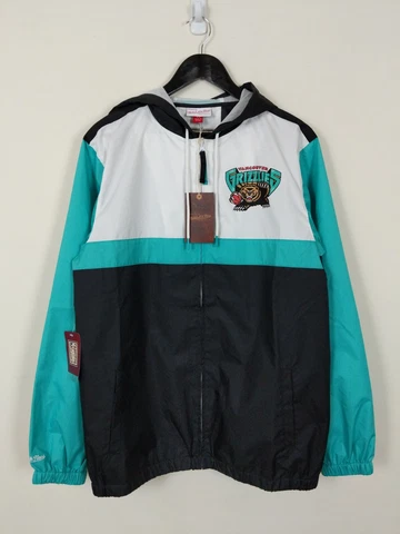 Mitchell Ness Vancouver Grizzlies Victory Windbreaker Jacket Mens Medium NWT Cover