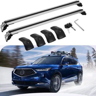 2Pcs Roof Rail Racks Cross Bars Crossbar Fits for All New Acura MDX 2022-2026 - Image 1 of 4
