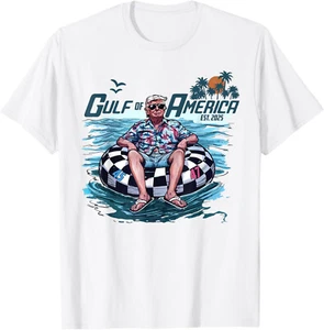 Funny Trump Shirt Gulf Of Us America Est 2025 T-Shirt - Picture 1 of 7