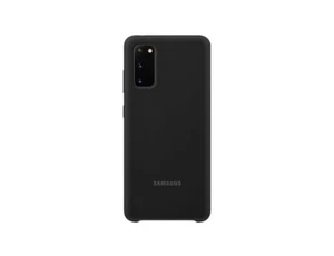 Samsung Silicone Cover Case for Galaxy S20 and S20 5G | Color: Black - Picture 1 of 2