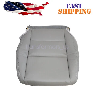 Cubierta de asiento de cuero de repuesto gris para parte inferior del conductor Honda Accord 2008-2012 Foto 1 de 4