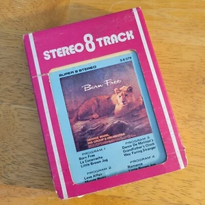 George Mann Orchestra Born Free 8-Track Tape Album Crown Records S-8-079 - Picture 1 of 6