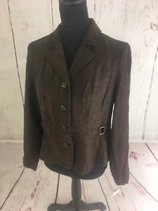 R.Q.T. Blusa Camisa Mujer Marrón Plumón Country Luxe Henna M3220J Pequeña - Imagen 1 de 8