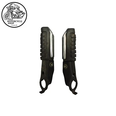 HONDA CB1000C CUSTOM REAR PASSENGER FOOT PEGS FOOTRESTS PAIR - Image 1 of 4