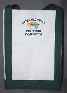 INTERNATIONAL FLY TYING SYMPOSIUM CANVAS TOTE BAG - Picture 1 of 4