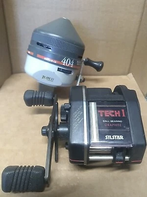 Carretes de pesca Silstar Tech 1 y Zebco de colección, para piezas o reparación, tal cual Foto 1 de 2