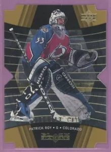 99-00 UD 1999 diamante negro corte diamante avalancha Patrick Roy #24 - Imagen 1 de 1