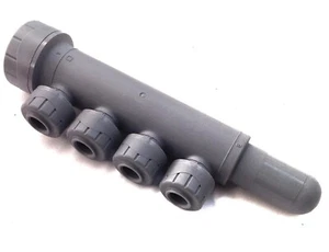 2 x Polyplumb 4-port in-line manifold, 22mm x 10mm. PB7622104 - Picture 1 of 5