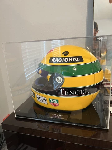 Ayrton Senna helmet paint by sid mosca Cover