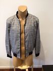 New MENS BRAVE SOUL CHECK BOMBER JACKET SIZE XL..BNWTAGS..