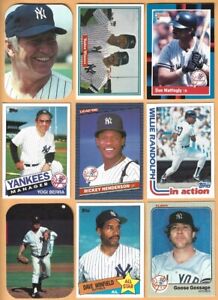 Yankee Greats, 31 card LOT Mantle Ford Mattingly Guidry Berra all NM or better