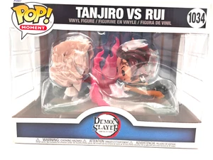 Funko Pop Moment Demon Slayer Tanjiro VS Rui #1034 figurina in vinile nuova con scatola - Foto 1 di 10